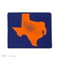 Distressed Houston Texas Baseball Fan Mousepad thumb 0