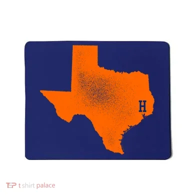 Distressed Houston Texas Baseball Fan Mousepad