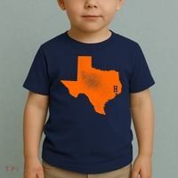 Distressed Houston Texas Baseball Fan Toddler T-Shirt thumb 2