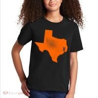 Distressed Houston Texas Baseball Fan Kids T-Shirt thumb 2
