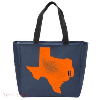Distressed Houston Texas Baseball Fan Tote Bag