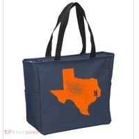 Distressed Houston Texas Baseball Fan Tote Bag thumb 2