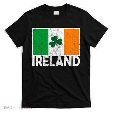 Distressed Ireland Vintage Flag T-Shirt