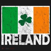 Distressed Ireland Vintage Flag T-Shirt thumb 7