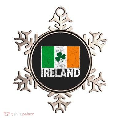 Distressed Ireland Vintage Flag Ornament