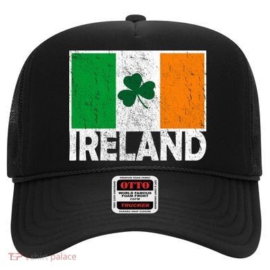 Distressed Ireland Vintage Flag Hat