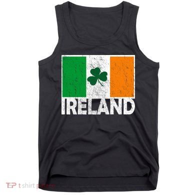 Distressed Ireland Vintage Flag Tank Top