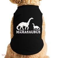 Distressed Mamasaurus Mom Mama Mother Dinosaur Doggie Tank thumb 0