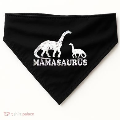 Distressed Mamasaurus Mom Mama Mother Dinosaur USA-Made Doggie Bandana