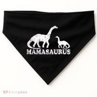 Distressed Mamasaurus Mom Mama Mother Dinosaur USA-Made Doggie Bandana thumb 0