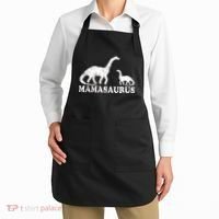 Distressed Mamasaurus Mom Mama Mother Dinosaur Apron thumb 2
