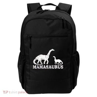 Distressed Mamasaurus Mom Mama Mother Dinosaur Backpack