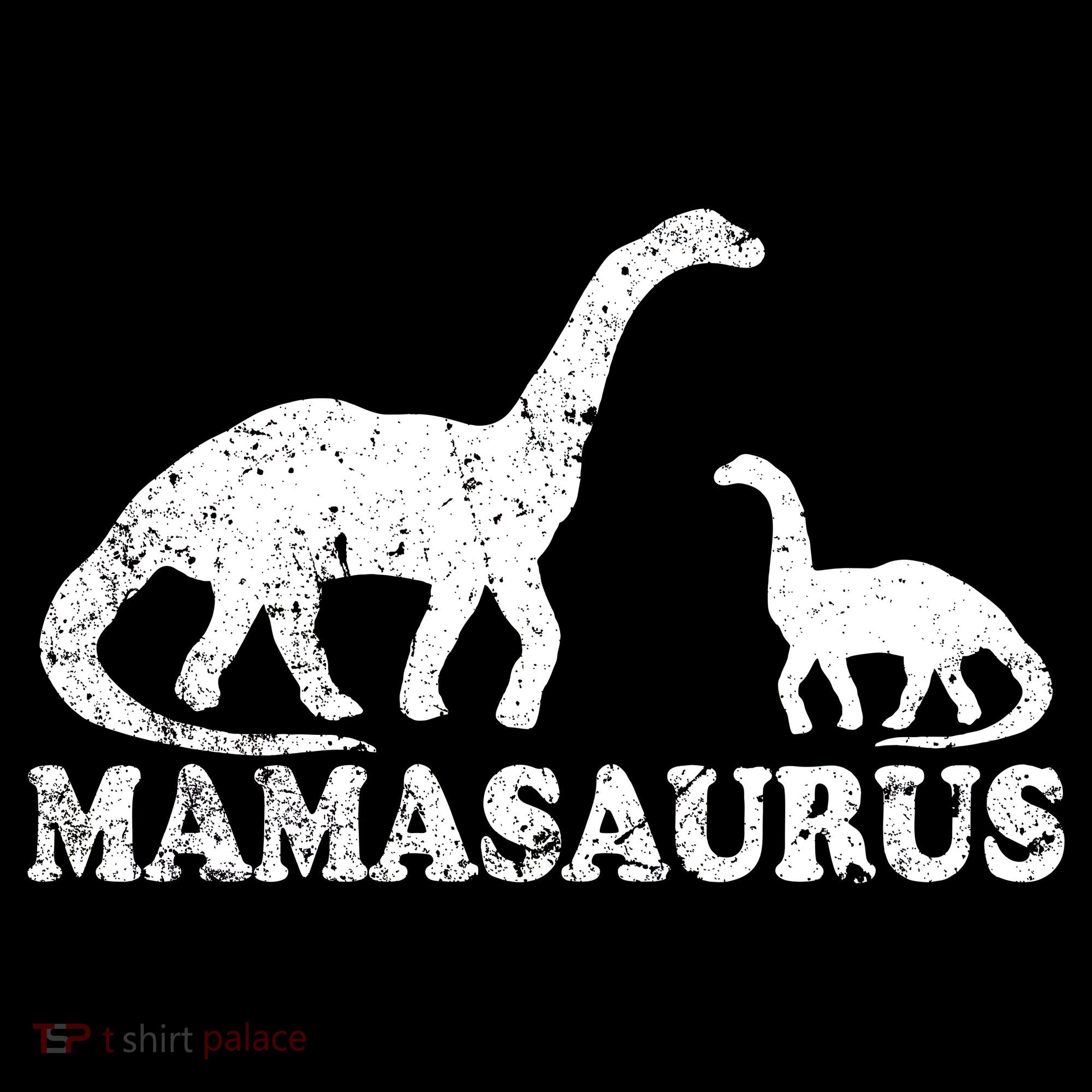 Distressed Mamasaurus Mom Mama Mother Dinosaur Bucket Hat
