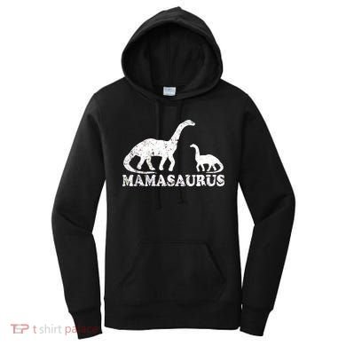 Distressed Mamasaurus Mom Mama Mother Dinosaur Women's Hoodie