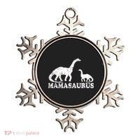 Distressed Mamasaurus Mom Mama Mother Dinosaur Ornament thumb 0