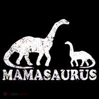 Distressed Mamasaurus Mom Mama Mother Dinosaur Ornament thumb 1