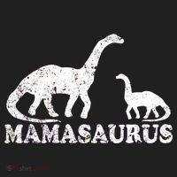 Distressed Mamasaurus Mom Mama Mother Dinosaur Hat thumb 2