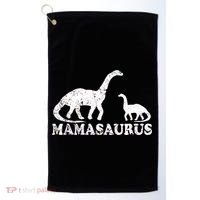 Distressed Mamasaurus Mom Mama Mother Dinosaur Golf Towel thumb 0