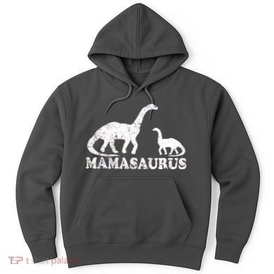 Distressed Mamasaurus Mom Mama Mother Dinosaur Hoodie
