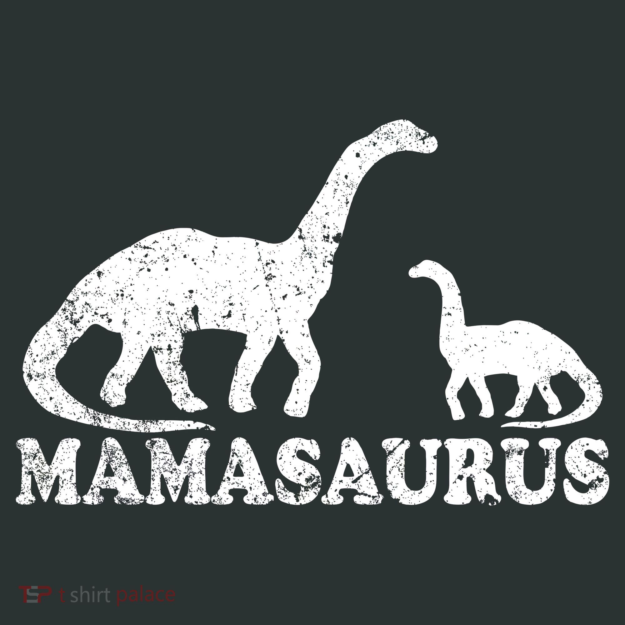 Distressed Mamasaurus Mom Mama Mother Dinosaur Hoodie