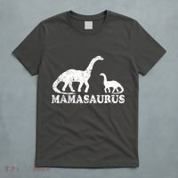 Distressed Mamasaurus Mom Mama Mother Dinosaur T-Shirt thumb 5