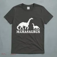 Distressed Mamasaurus Mom Mama Mother Dinosaur T-Shirt thumb 5
