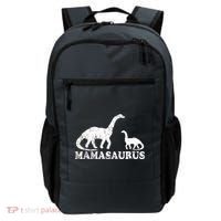 Distressed Mamasaurus Mom Mama Mother Dinosaur Backpack thumb 0