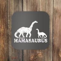 Distressed Mamasaurus Mom Mama Mother Dinosaur Coaster thumb 0