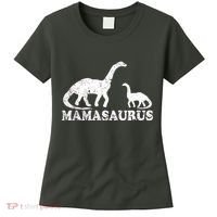 Distressed Mamasaurus Mom Mama Mother Dinosaur Women's T-Shirt thumb 0
