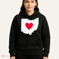 Distressed Ohio State Love Hoodie thumb 5