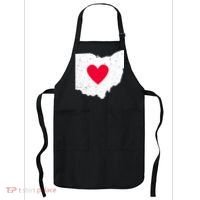 Distressed Ohio State Love Apron thumb 0