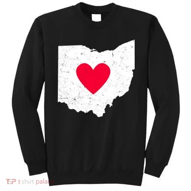 Distressed Ohio State Love Sweatshirt