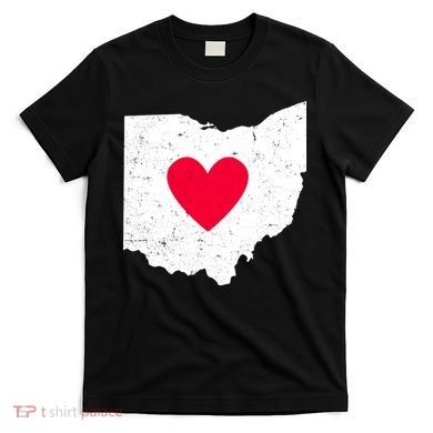 Distressed Ohio State Love T-Shirt