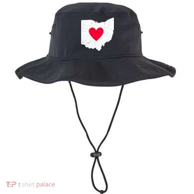 Distressed Ohio State Love Bucket Hat