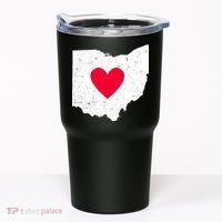 Distressed Ohio State Love Tumbler thumb 0