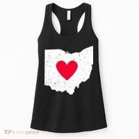 Distressed Ohio State Love Women's Tank Top thumb 0