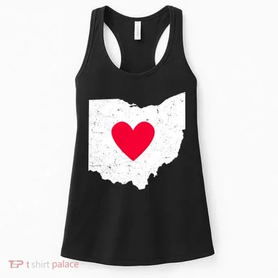 Distressed Ohio State Love Women's Tank Top