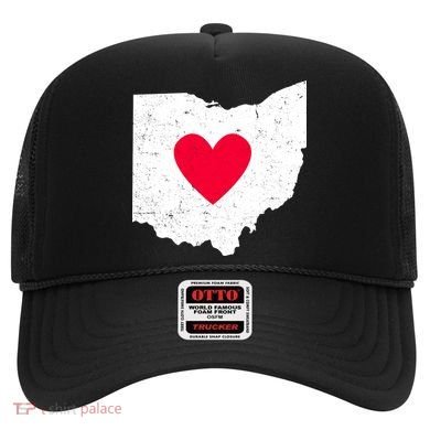 Distressed Ohio State Love Hat