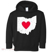Distressed Ohio State Love Toddler Hoodie thumb 0