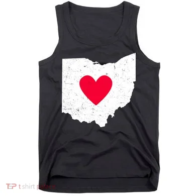 Distressed Ohio State Love Tank Top
