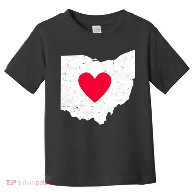 Distressed Ohio State Love Toddler T-Shirt