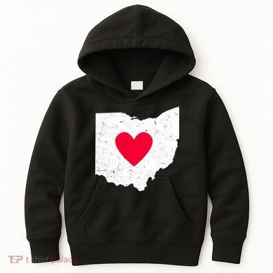 Distressed Ohio State Love Kids Hoodie