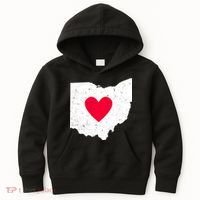 Distressed Ohio State Love Kids Hoodie thumb 0