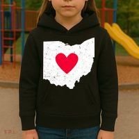 Distressed Ohio State Love Kids Hoodie thumb 3