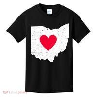 Distressed Ohio State Love Kids T-Shirt thumb 0