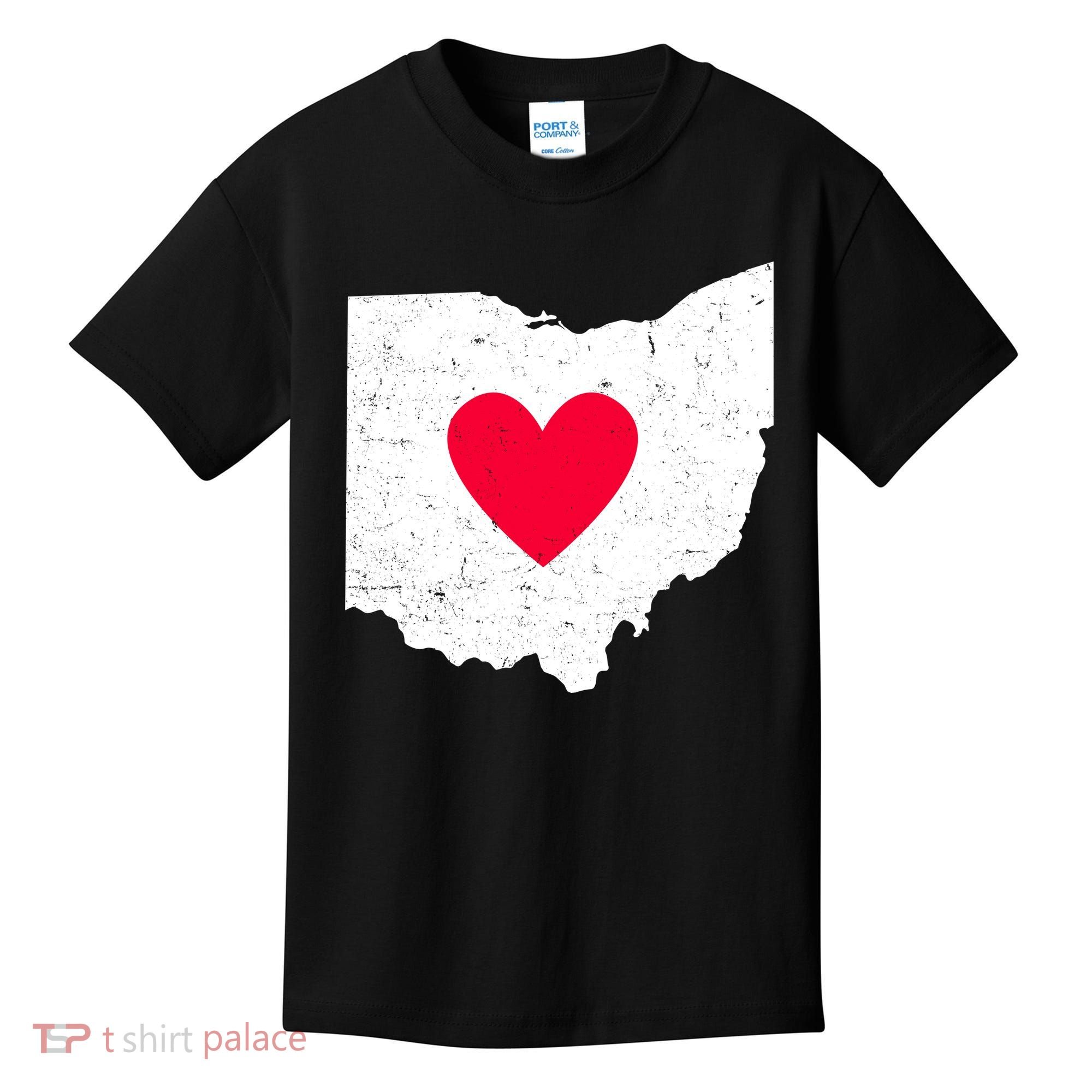 Distressed Ohio State Love Kids T-Shirt
