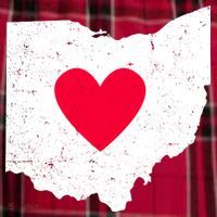 Distressed Ohio State Love Women's Flannel Plaid Pajama Pants thumb 2