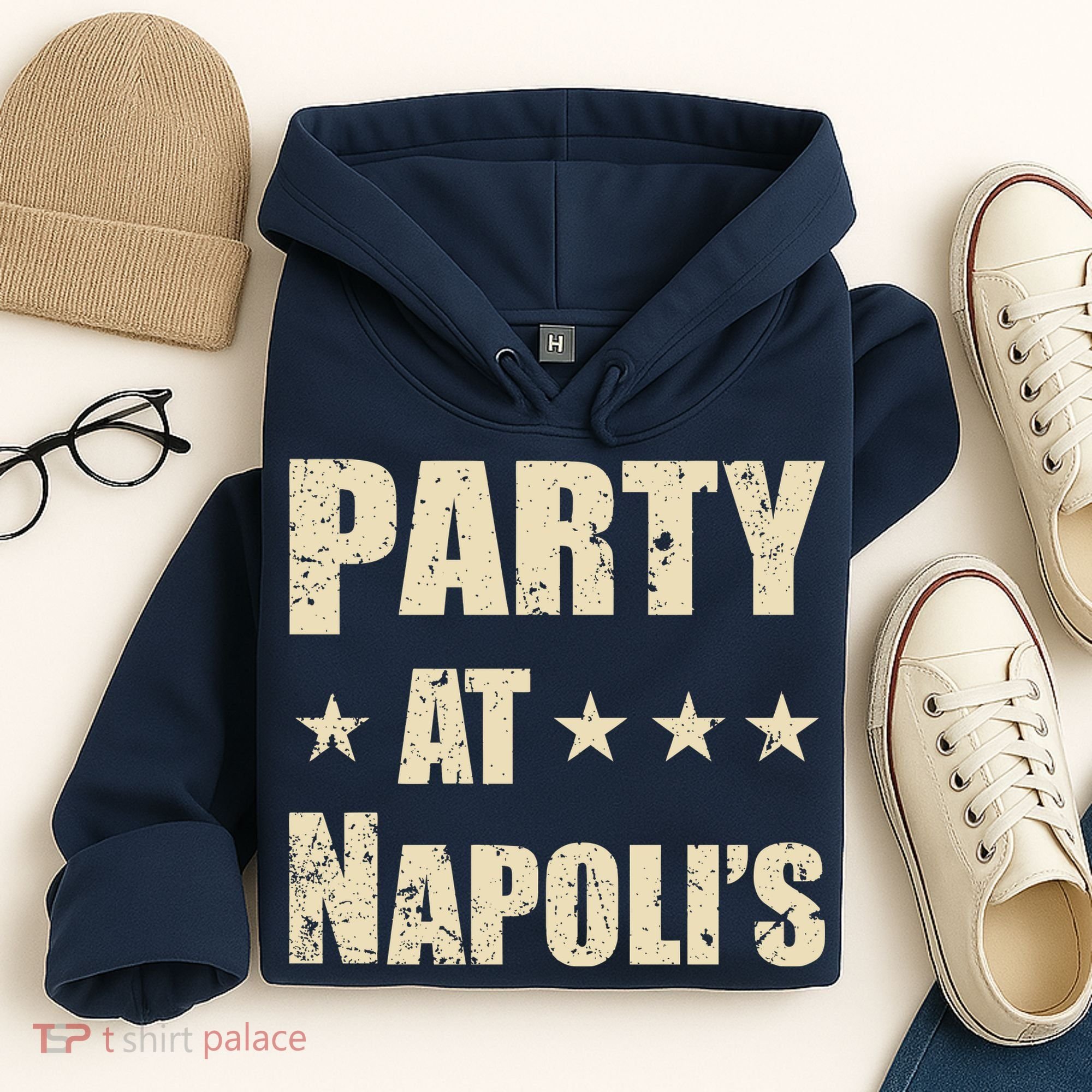 Distressed Party at Napoli's Hoodie