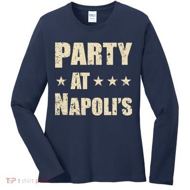 Distressed Party at Napoli's Women's Long Sleeve Shirt