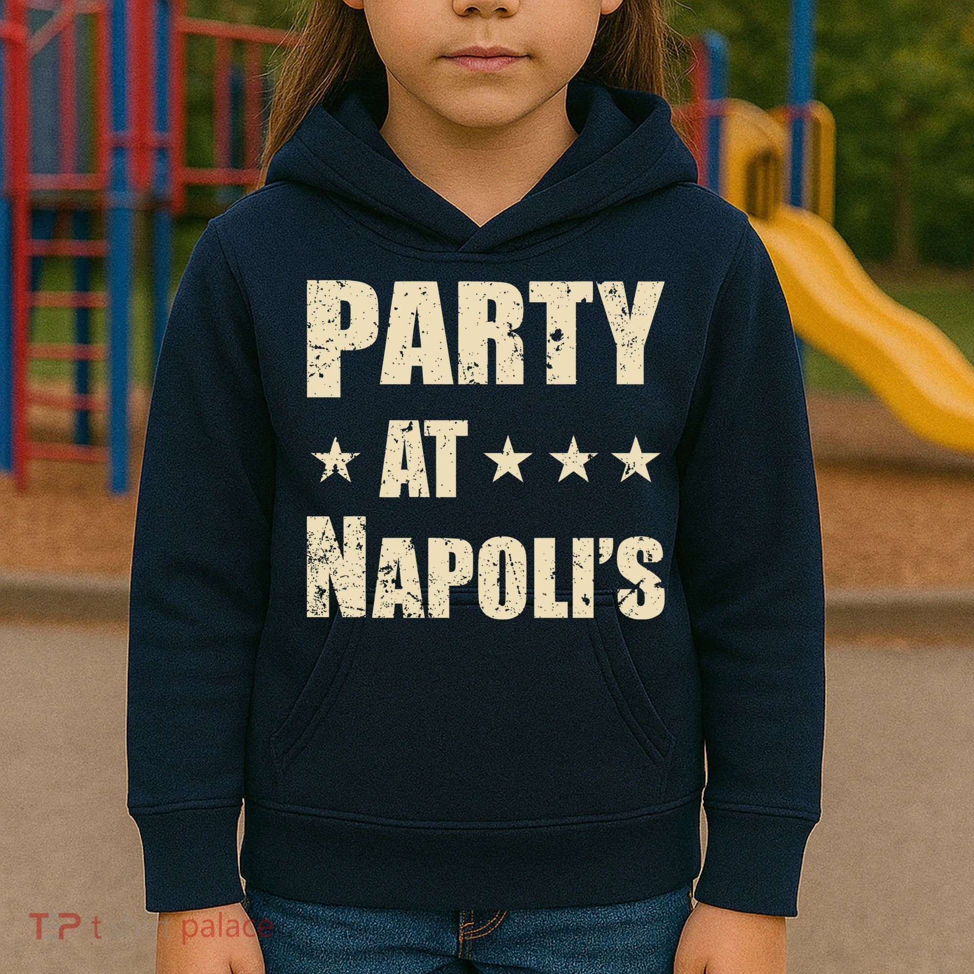Distressed Party at Napoli's Kids Hoodie